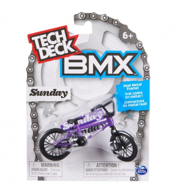 Tech Deck BMX kolekcionarski bicikl Sunday ljubičast