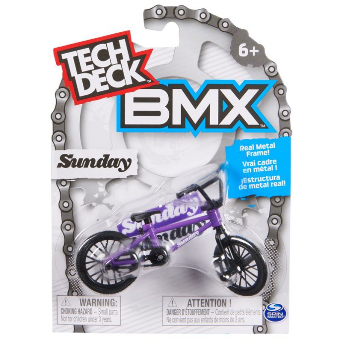 Tech Deck BMX kolekcionarski bicikl Sunday ljubičast