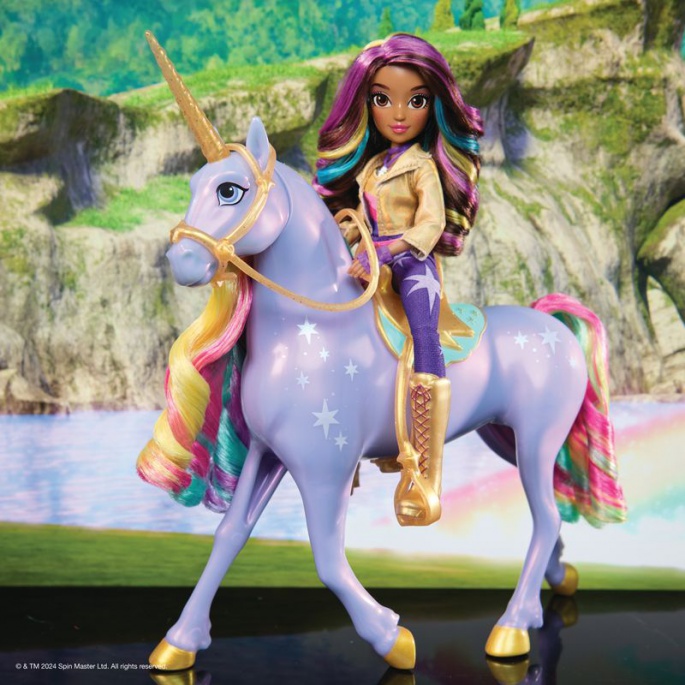 Unicorn Academy svijetli jednorog Wildstar 28 cm s lutkom Sofija 24 cm