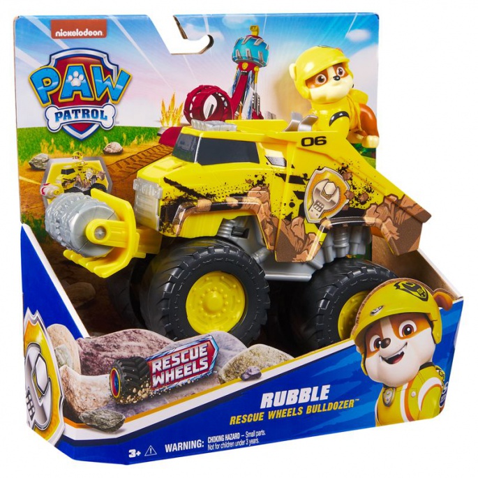 Spasilački kotači od Paw Patrol: tematsko prijevozno sredstvo od Rubble