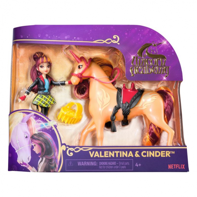Akademija za jednoroge figurice Valentina i Cinder 11 cm