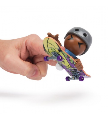 Tech Deck SK8 Crew prstni skateboard s figuricom sive kacige