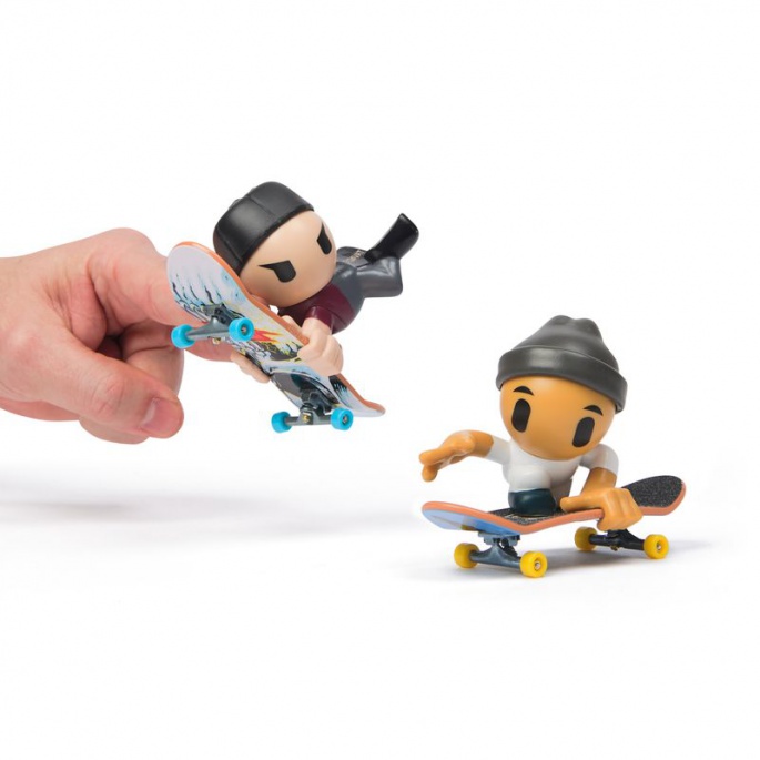Tech Deck SK8 Crew fingerboard s figuricom dvojni paket siva kapa i crna kapa s vizirima