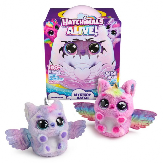 Hatchimals je interaktivna životinja jednorog koja se voli maziti.