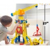 Povoljan paket: Rubble & Crew interaktivni kran sa zvukovima 60 cm + osnovno vozilo Rubble