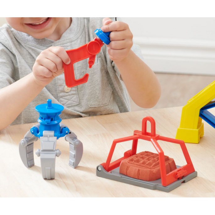 Povoljan paket: Rubble & Crew interaktivni kran sa zvukovima 60 cm + osnovno vozilo Rubble