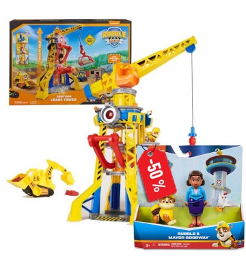 Paket: Rubble i ekipa interaktivni dizalica 60 cm + Goodwayova i Rubble za pola cijene