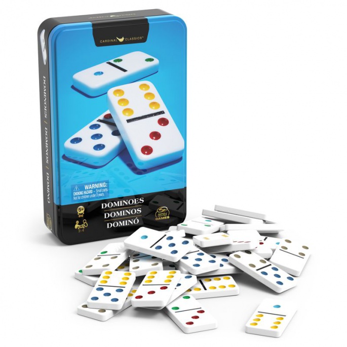 Spin Master Games domino u limenoj kutiji