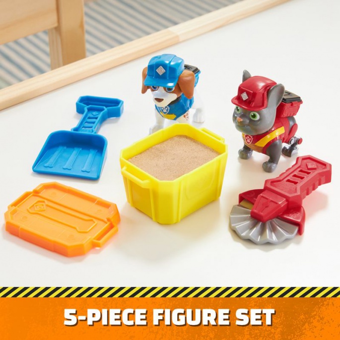 Rubble i ekipa Charger i Wheeler figure s priborom