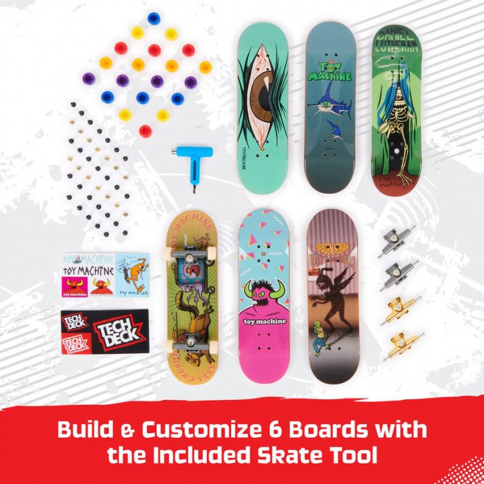 Tech Deck fingerboard 6 komada s priborom