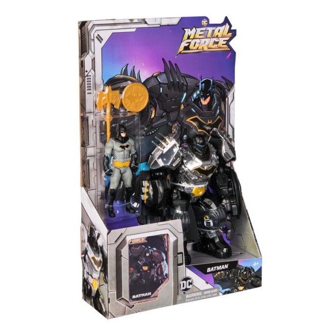 DC Metal Force figura Batman s akcijskim kostimom
