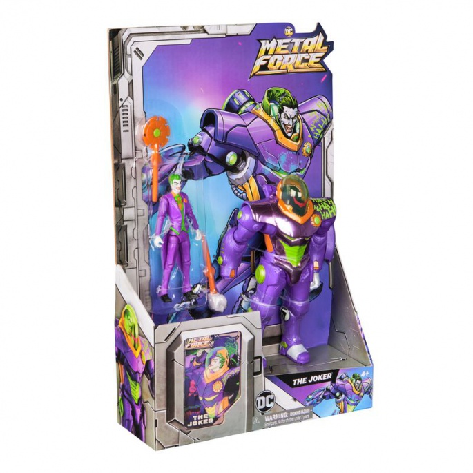 DC Metal Force figura Joker s akcijskim kostimom