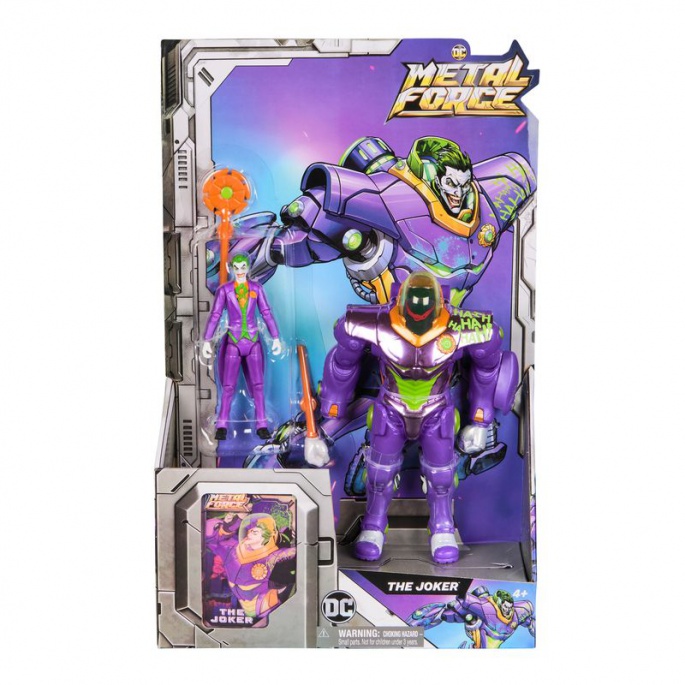 DC Metal Force figura Joker s akcijskim kostimom
