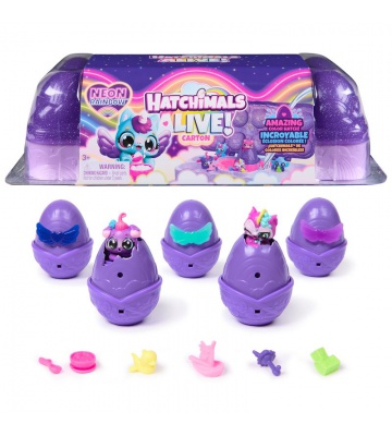 Hatchimals Neonska duga karton životinje