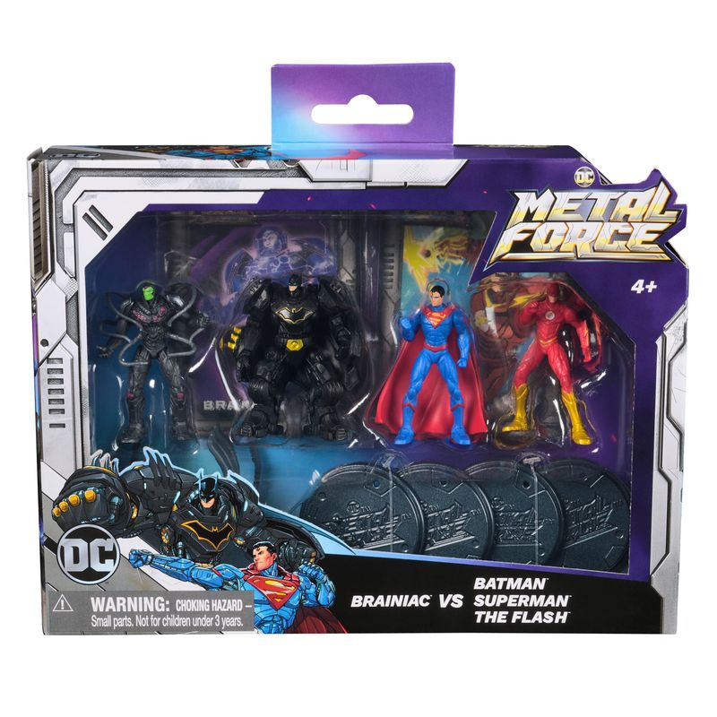 DC Metal Force skup figura s postoljem 5 cm