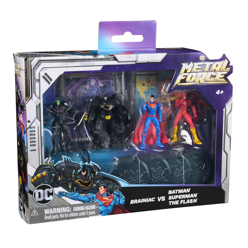 DC Metal Force skup figura s postoljem 5 cm