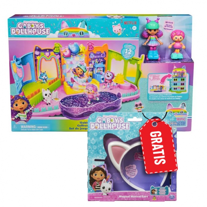 Akcija: Gabby’s dollhouse igraći set rolera + svirajuće mačje uši BESPLATNO