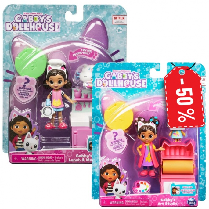 Akcija: Gabby's Dollhouse mačja igra sada kuhanje + umjetnički studio za pola cijene