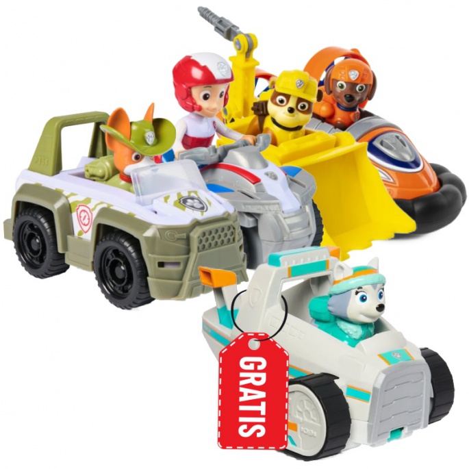 Povoljan maxi paket osnovnih vozila Paw Patrol s Everest vozilom BESPLATNO