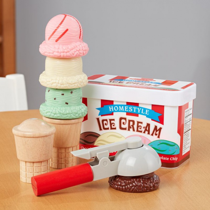 Melissa & Doug set za sladoled s kuglicama