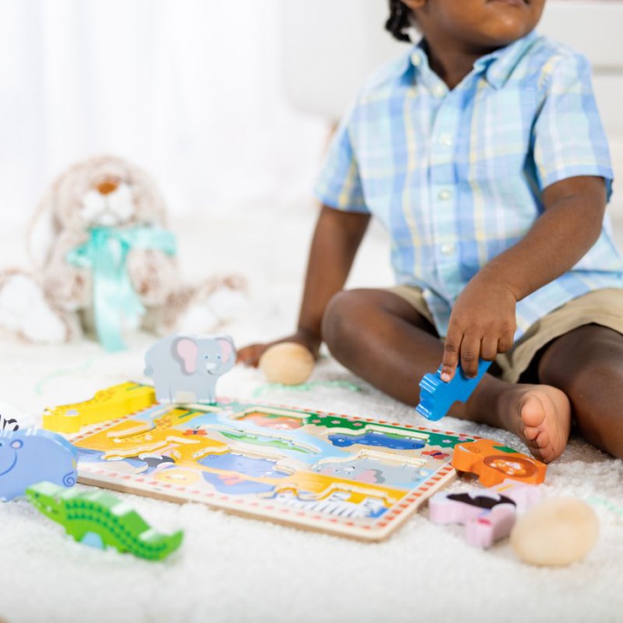 Melissa & Doug drvene puzzle životinje u zoološkom vrtu