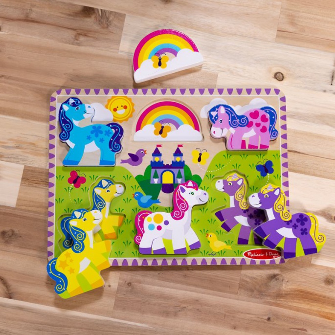 Melissa & Doug drvene slagalice s jednorozima