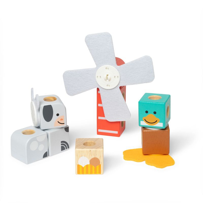 Melissa & Doug Blockables set za gradnju farme