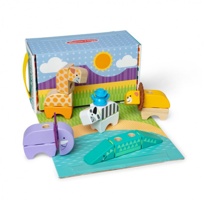 Melissa & Doug Blockables Safari građevinski set za igru