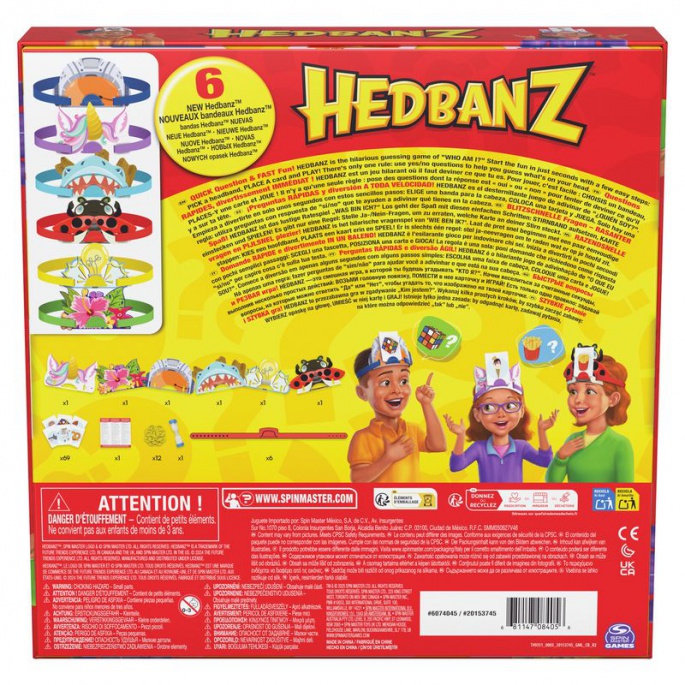 Spin Master Games društvena igra pogađanja Hedbanz 2025