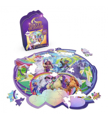 Unicorn Academy puzzle Dvorac i jednoroci 100 dijelova