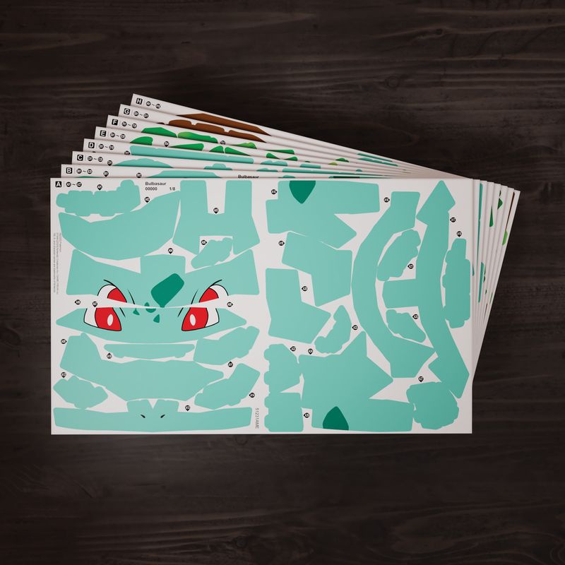 3D Puzzle Pokémon Bulbasaur