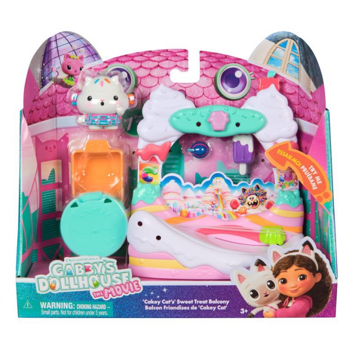 Gabby’s Dollhouse: Balkonski Set Za Igranje Slastičarna