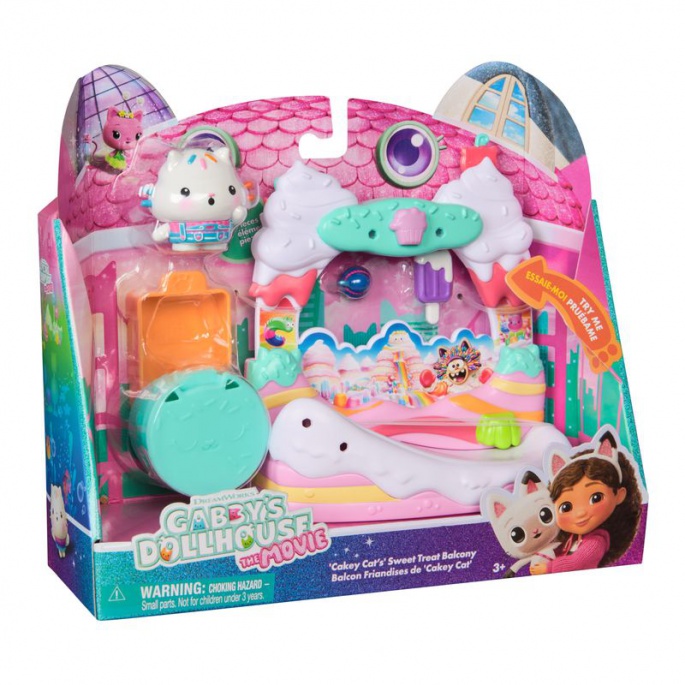 Gabby’s Dollhouse: Balkonski Set Za Igranje Slastičarna