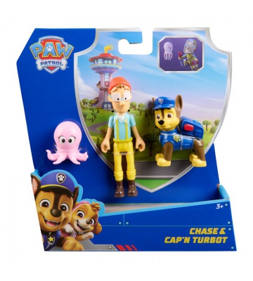 Paw Patrol figurica Chase i kapetan Turbot
