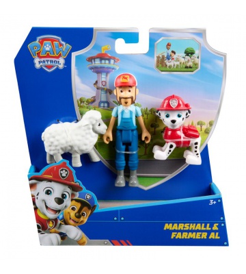 Paw Patrol figurica Marshal i farmer Al