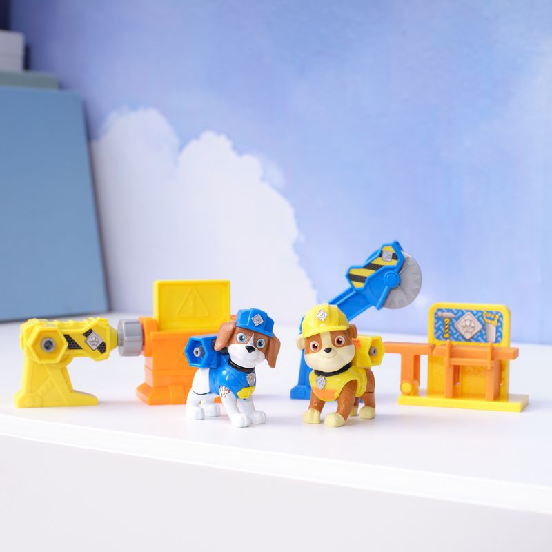 Rubble i ekipa figura Rubble i Wheeler s opremom