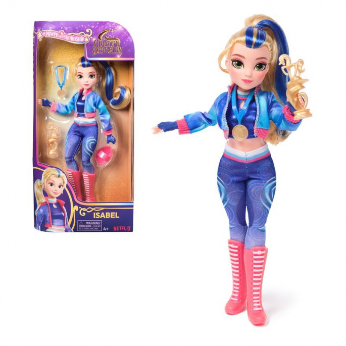Unicorn Academy lutka Isabel s peharom i medaljom 24 cm