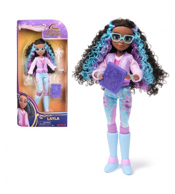 Unicorn Academy lutka Layla s knjigom 24 cm