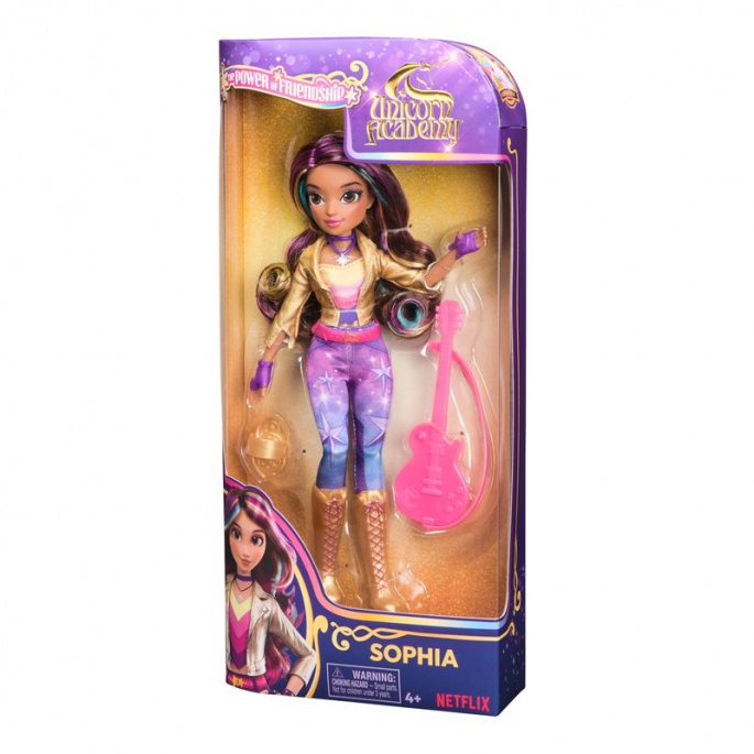 Unicorn Academy lutka Sophia s gitarom 24 cm