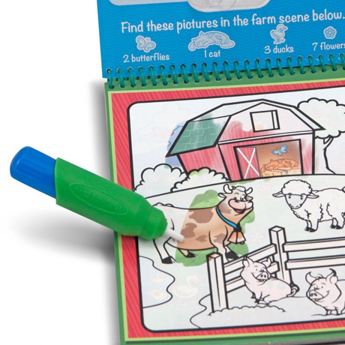 Melissa & Doug Water WOW čarolija s vodom životinje