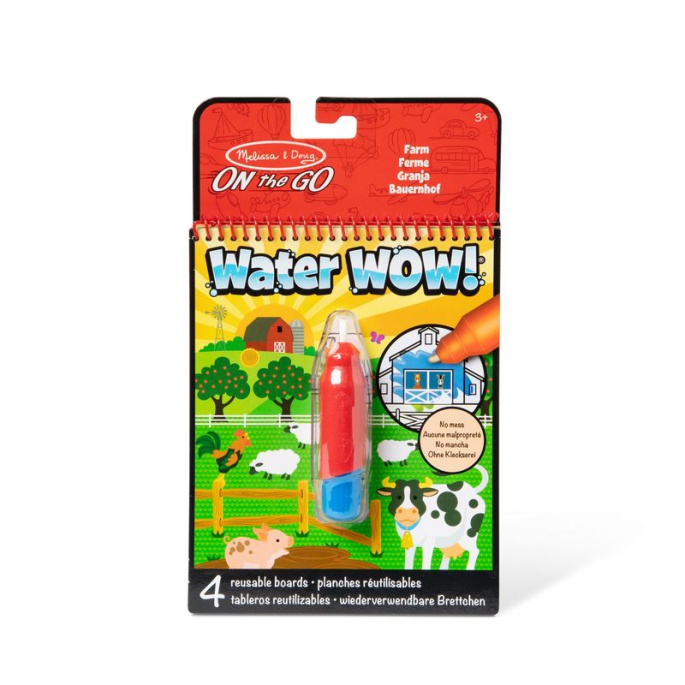 Melissa & Doug Water WOW bojanka farma s magičnom vodom