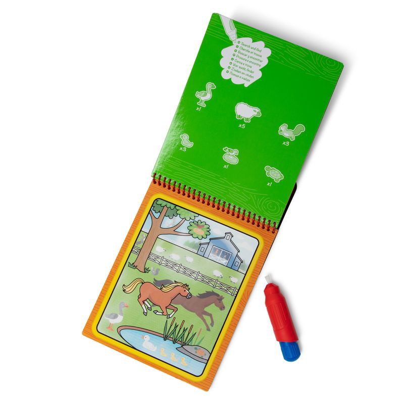 Melissa & Doug Water WOW bojanka farma s magičnom vodom