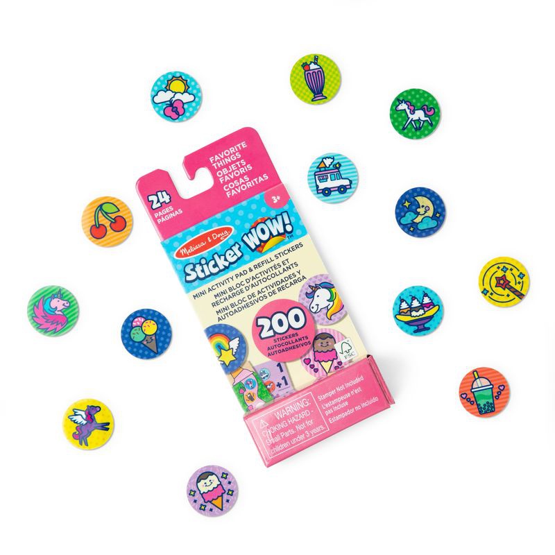 Melissa & Doug Sticker WOW naljepnice omiljeni predmeti