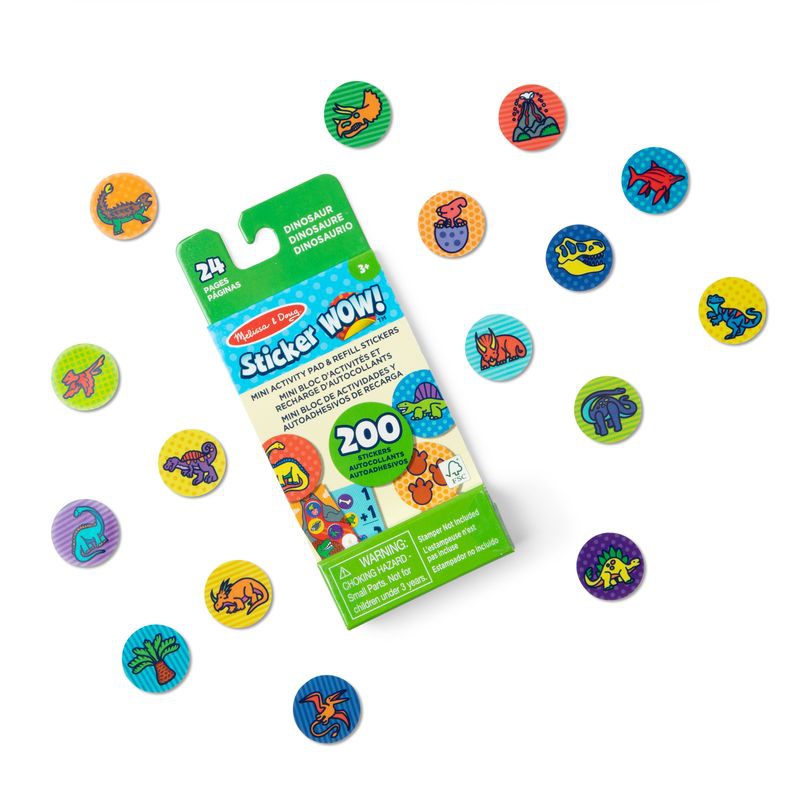 Melissa & Doug Sticker WOW nadopune naljepnica dinosaur