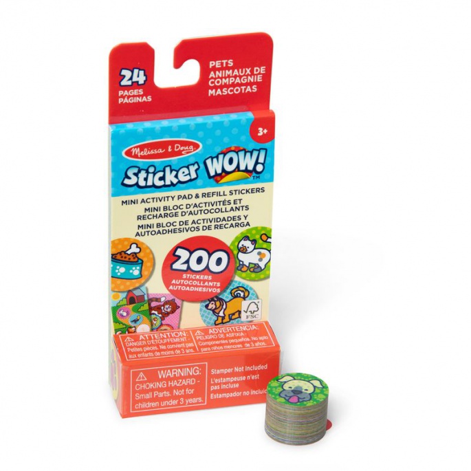 Melissa & Doug Sticker WOW životinjske naljepnice punjenje