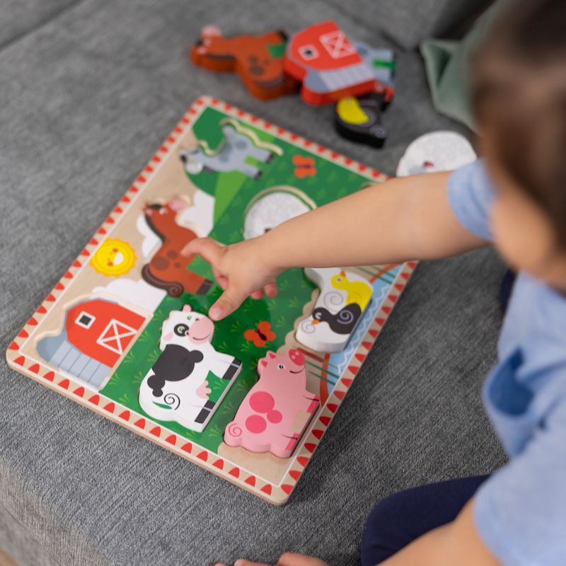 Melissa & Doug drvena slagalica životinje na farmi