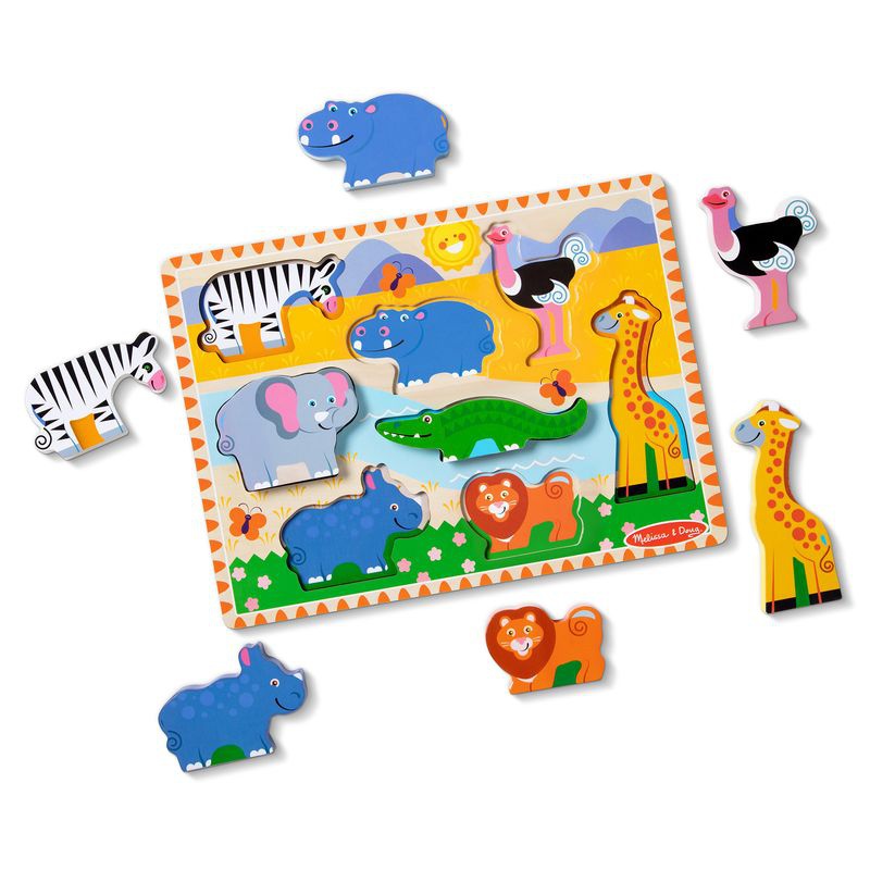 Melissa & Doug drvene puzzle životinje u zoološkom vrtu