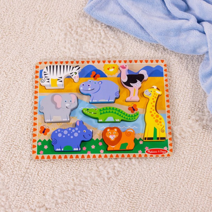 Melissa & Doug drvene puzzle životinje u zoološkom vrtu