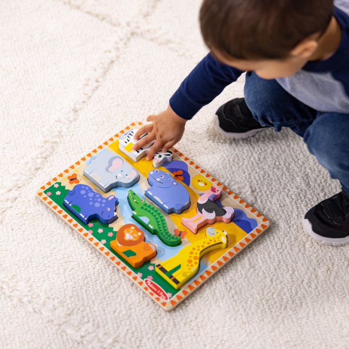 Melissa & Doug drvene puzzle životinje u zoološkom vrtu
