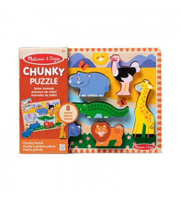 Melissa & Doug drvene puzzle životinje u zoološkom vrtu